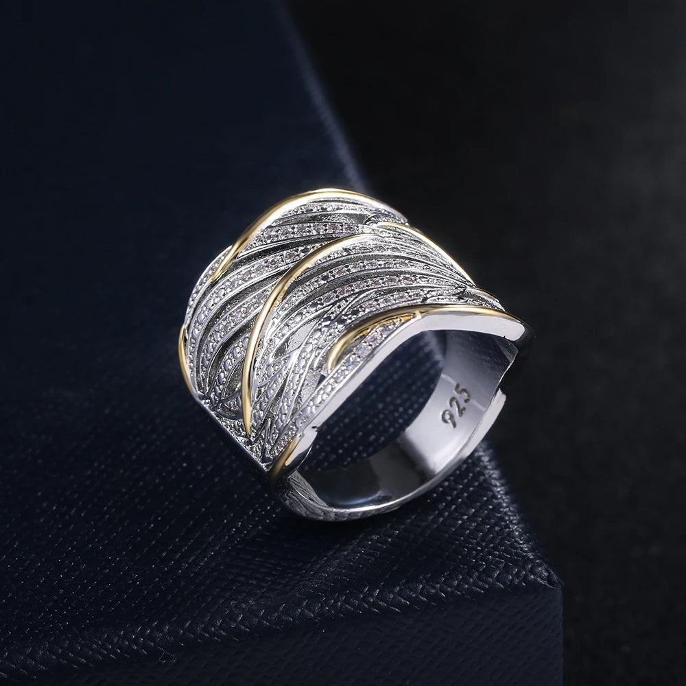 Two Tone Personality Women's Ring