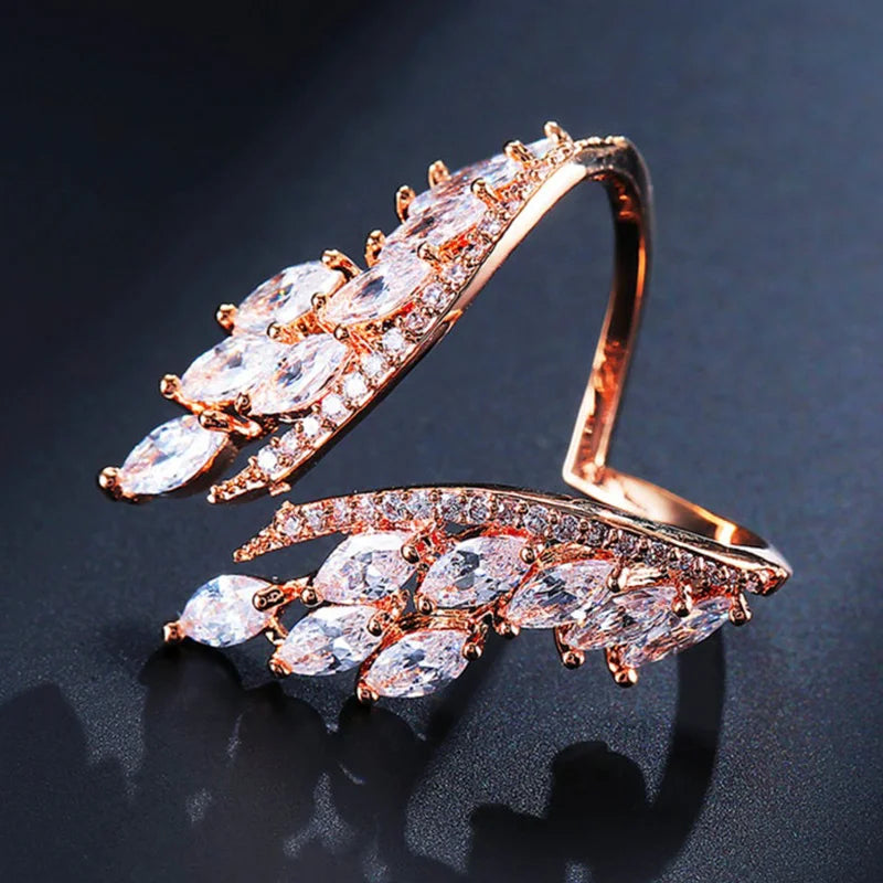 Angel Wings Rings for Women's wedding/engagement Band