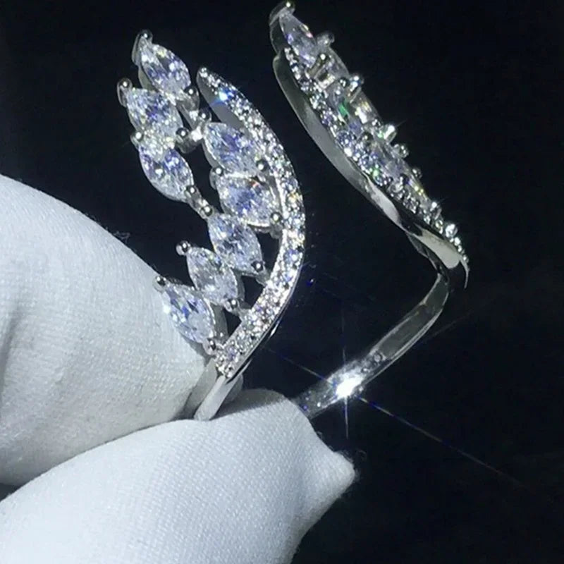 Angel Wings Rings for Women's wedding/engagement Band