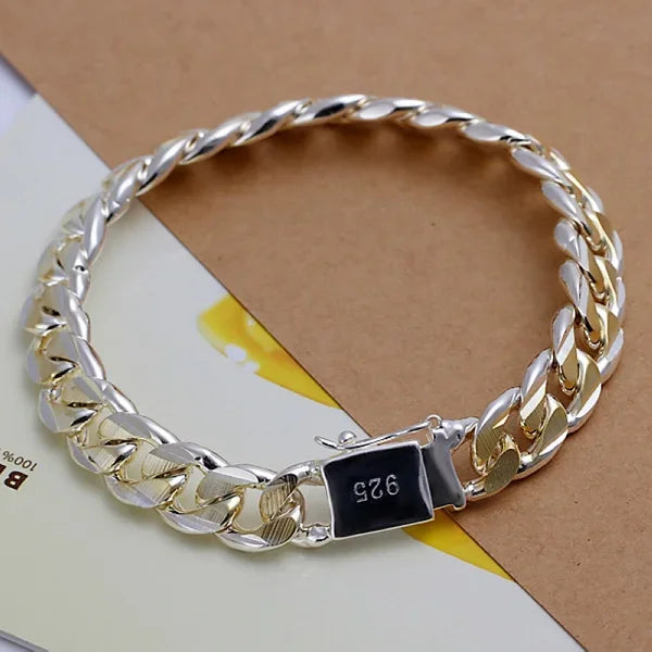 Silver Noble Chain Bracelet