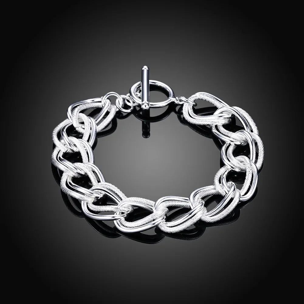Silver Noble Chain Bracelet