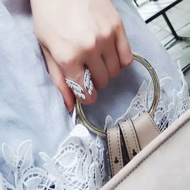 Angel Wings Rings for Women's wedding/engagement Band