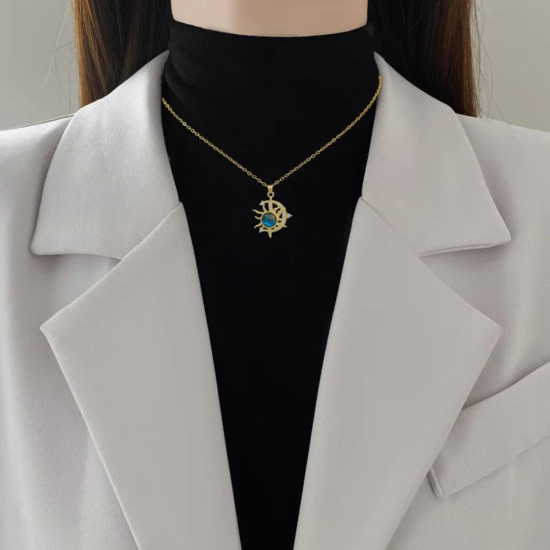 Star Series Necklace Planet Moon Astronaut Pendant Necklaces