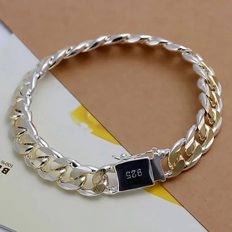 Silver Noble Chain Bracelet