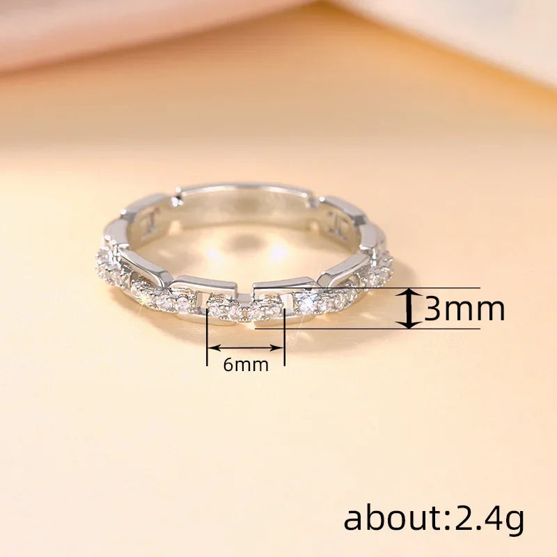 Buckle Design Female Wedding band