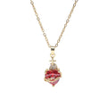 Red Heart Pendant Necklace