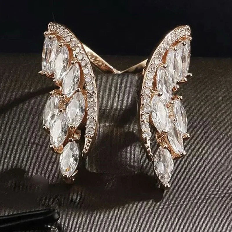 Angel Wings Rings for Women's wedding/engagement Band