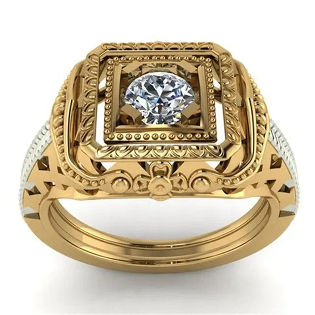 Square Wedding/Engagement Rings