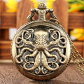 Kraken Of the Seas Quartz Pocket Watch