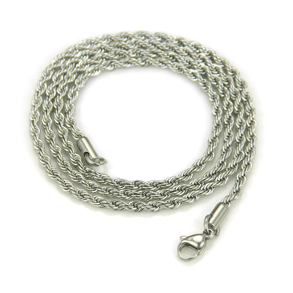 Big Purple Love Pendant Necklace 16MM Cuban Chain